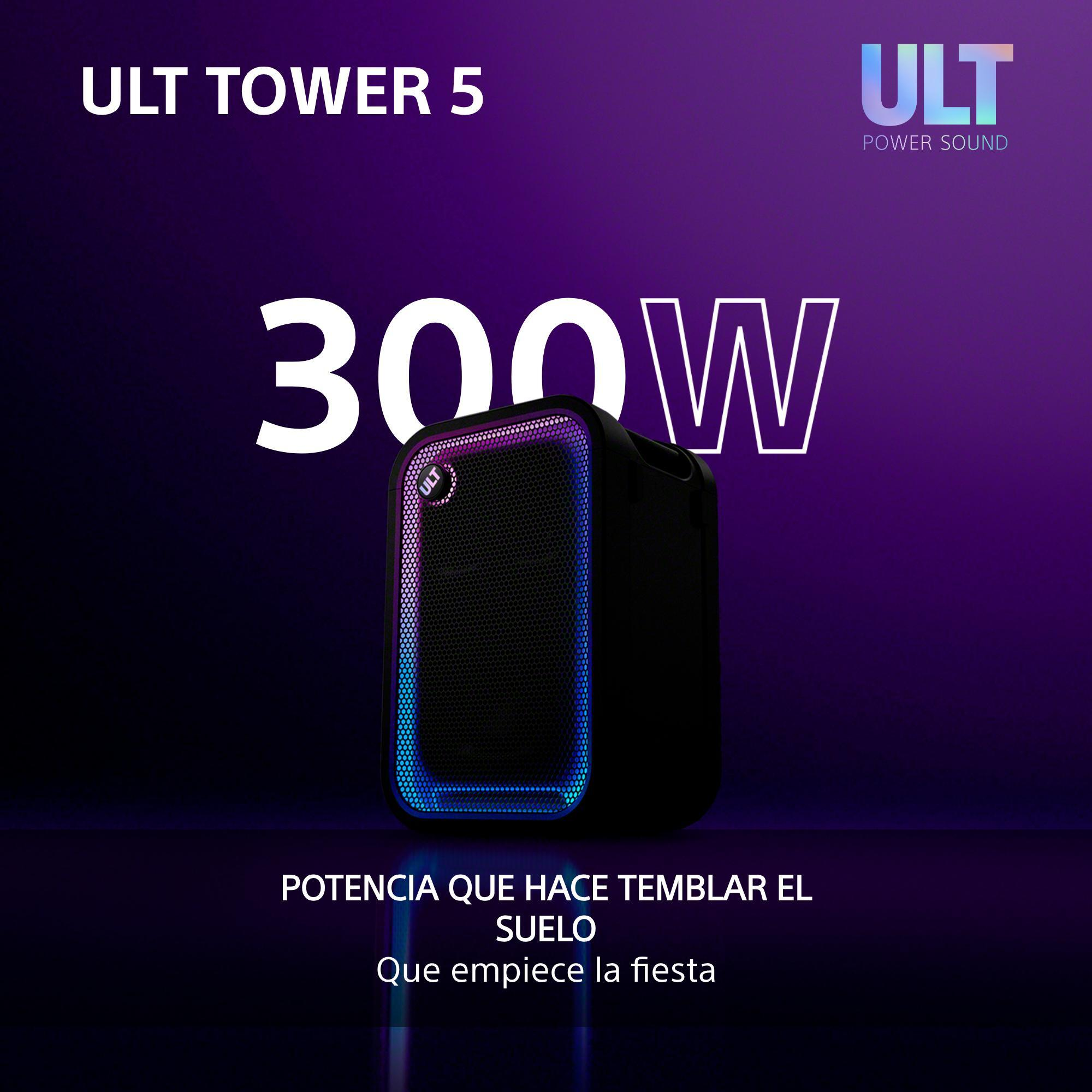 300 W. Potencia que hace temblar el suelo. Que empiece la fiesta.