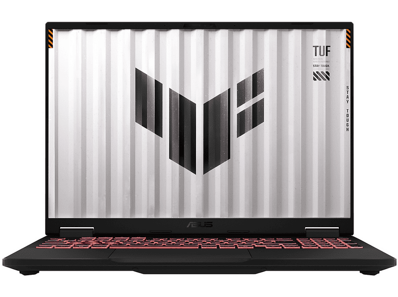 ASUS TUF Gaming A16 FA608 Notebook Gaming, 16 ", processore AMD Ryzen 7 260, NVIDIA GeForce RTX™ 5050, RAM GB, 512 GB SSD, Grey, Windows 11 Home