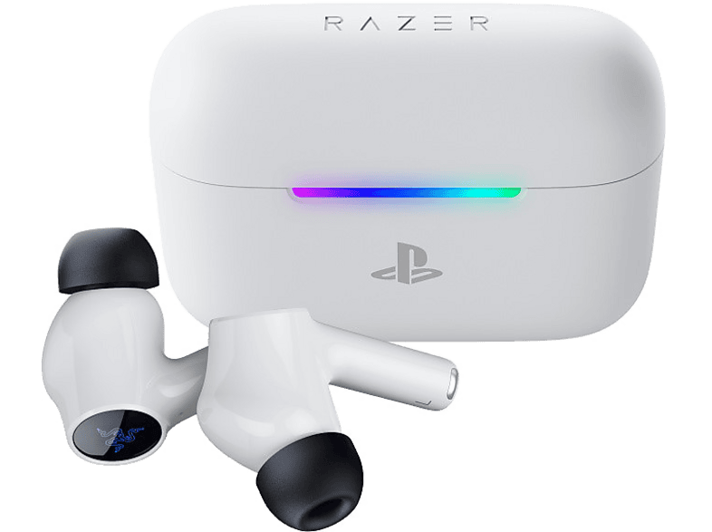 RAZER Hammerhead V3 X HyperSpeed - PS5, In-ear True Wireless Gaming Earbuds Bluetooth Weiss