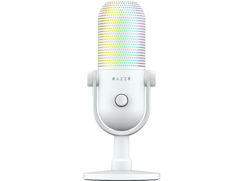 RAZER Seiren V3 Chroma 32bit DSP USB‑Streaming‑Mikrofon, Weiss