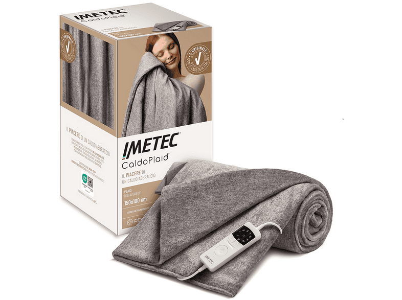 TERMOCOPERTA IMETEC PLAID MELANGE 150X100