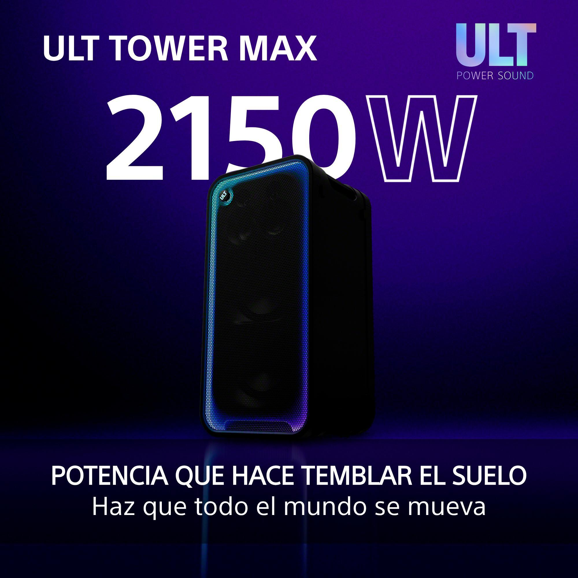 2150 W. Potencia que hace temblar el suelo. Haz que todo el mundo se mueva.