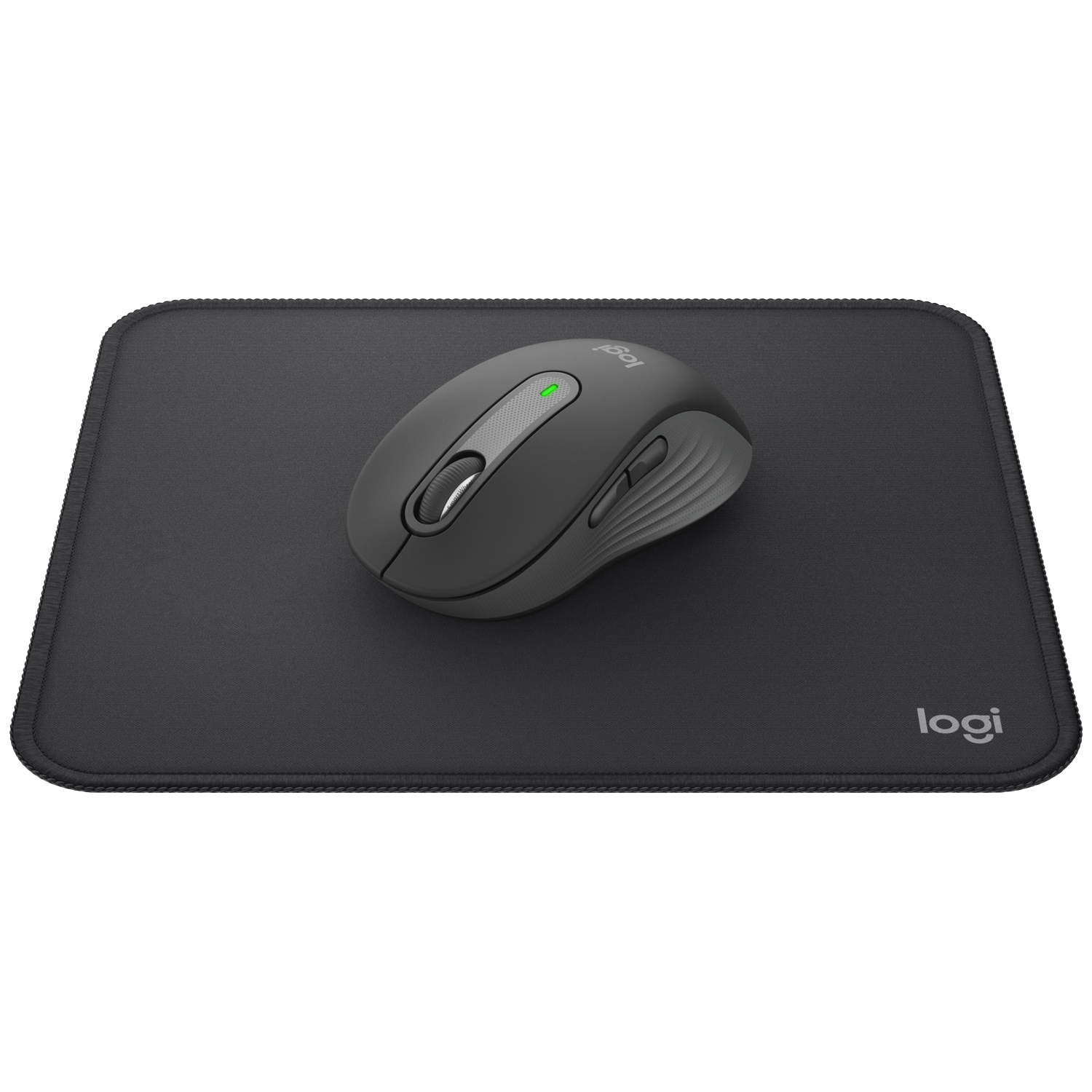 Logitech Signature M650 Met Muismat Draadloos Muis Met Ergonomische Vorm Graphite