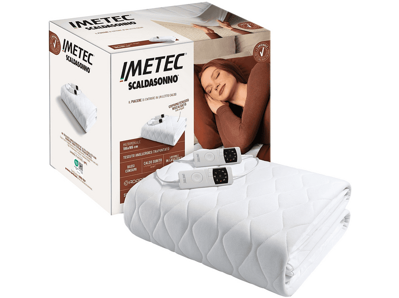 SCALDALETTO IMETEC COPRIMATERASSO ANALLERGICO MATR
