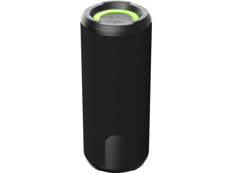 Altavoz inalámbrico – PEAQ Solaris 2, 15 W, Bluetooth, 8 h de autonomía, Negro