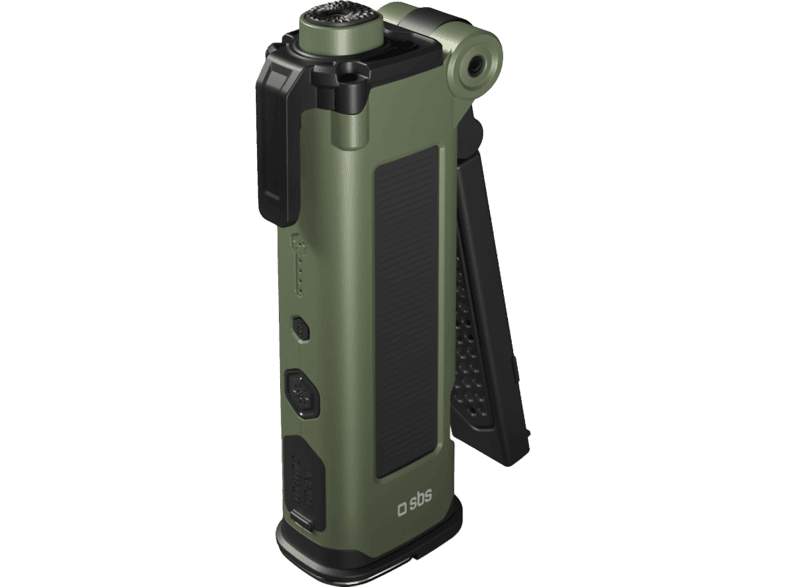 Powerbank SBS Wild Gear 3000 mAh z zestawem SOS Zielono-czarny