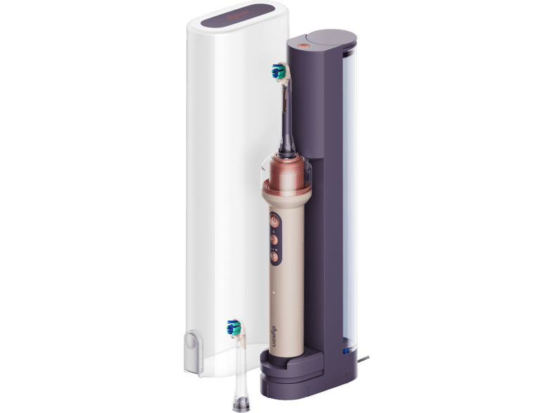 DYSON CameraJet Elektrische Zahnbürste mit Präzisionsmunddusche Ceramic Pink/Roségold, Reinigungstechnologie: Schalltechnologie