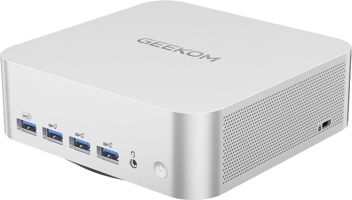 GEEKOM GMA7MAXR97940HS161 Ezüst MiniPC (Ryzen 9/16GB/1024 GB SSD/Win11P)
