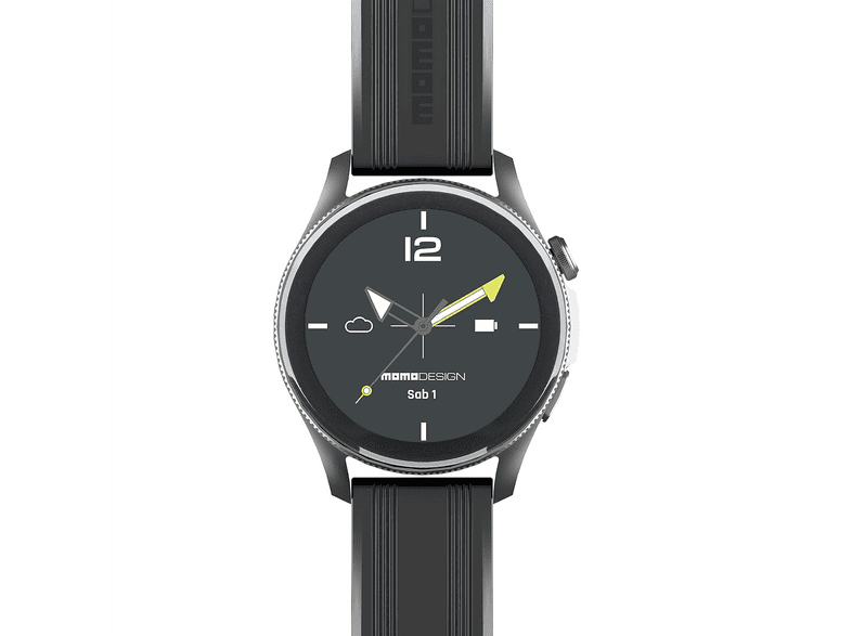 Cellular Line Smartwatch Momodesign Zero, Schwarz