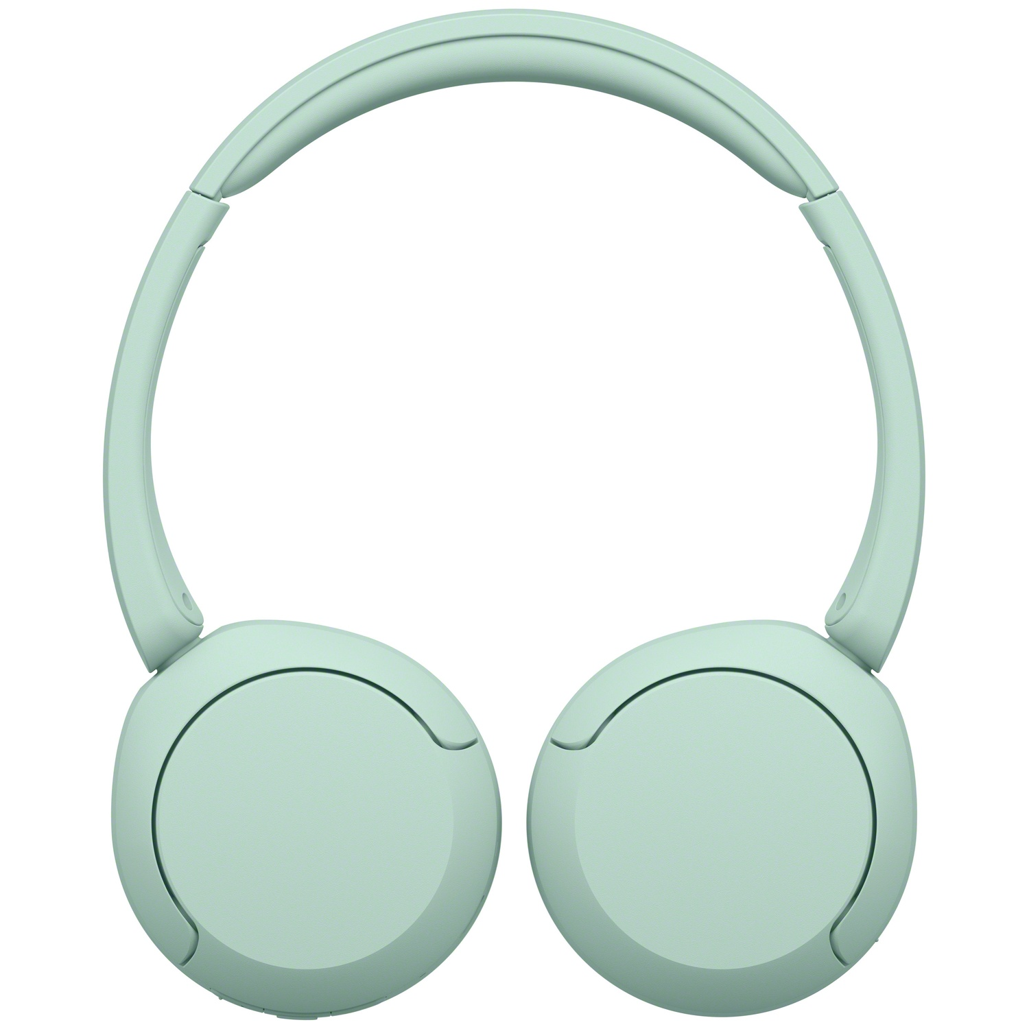 Casque supra-auriculaire vert clair sur fond blanc.
