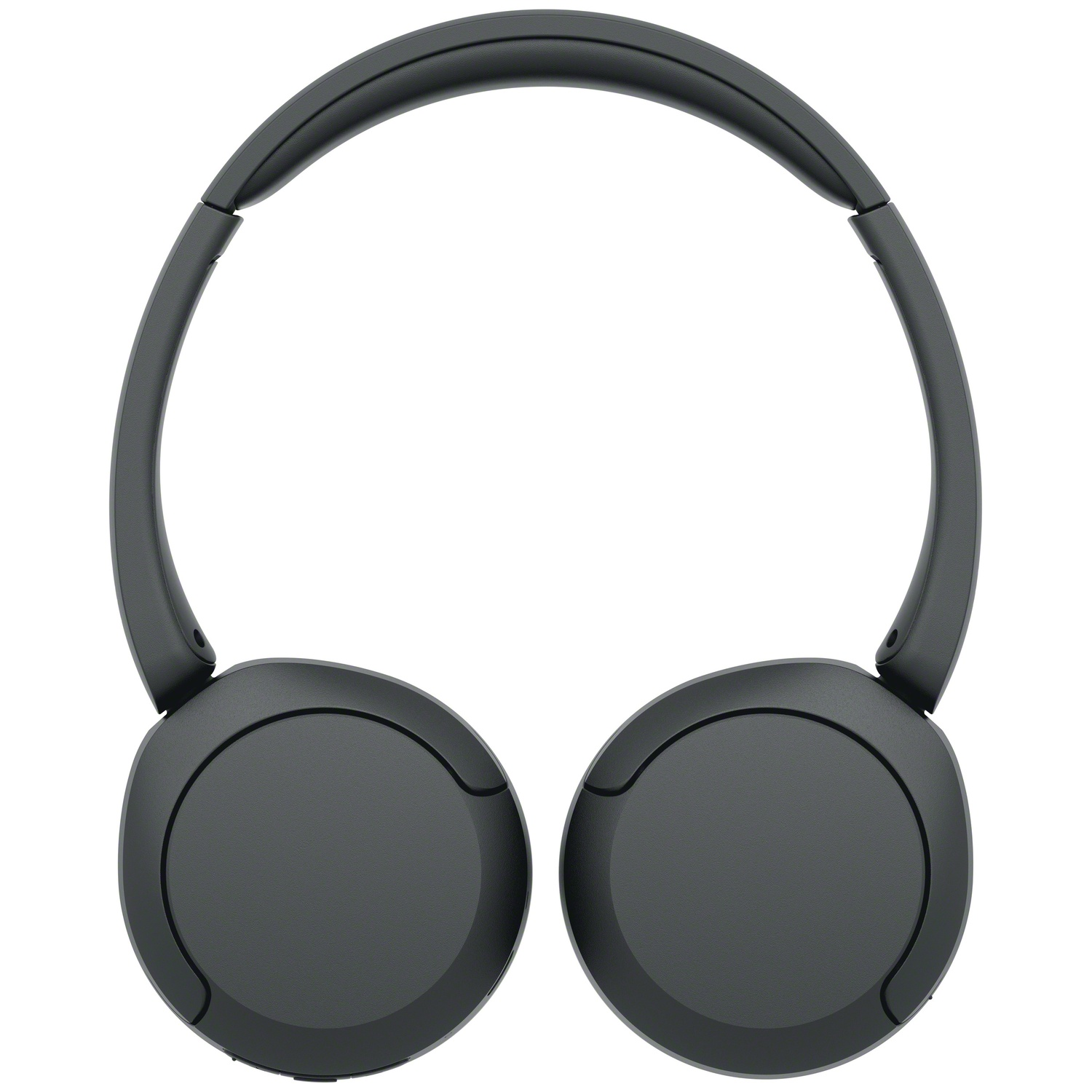 Casque supra-auriculaire noir sur fond blanc.