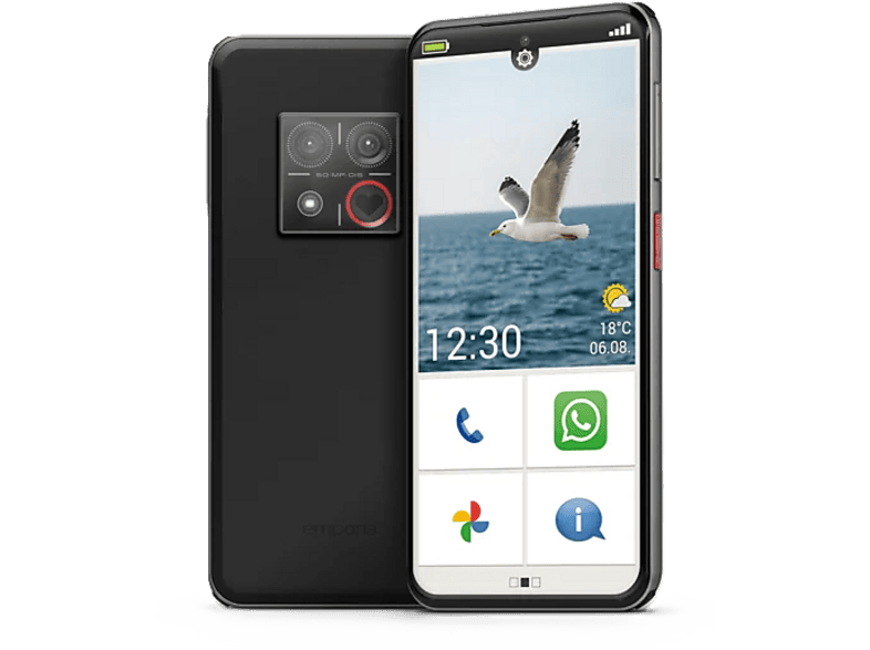 Emporia Smart.8 5G, 128 GB, Schwarz, Dual SIM
