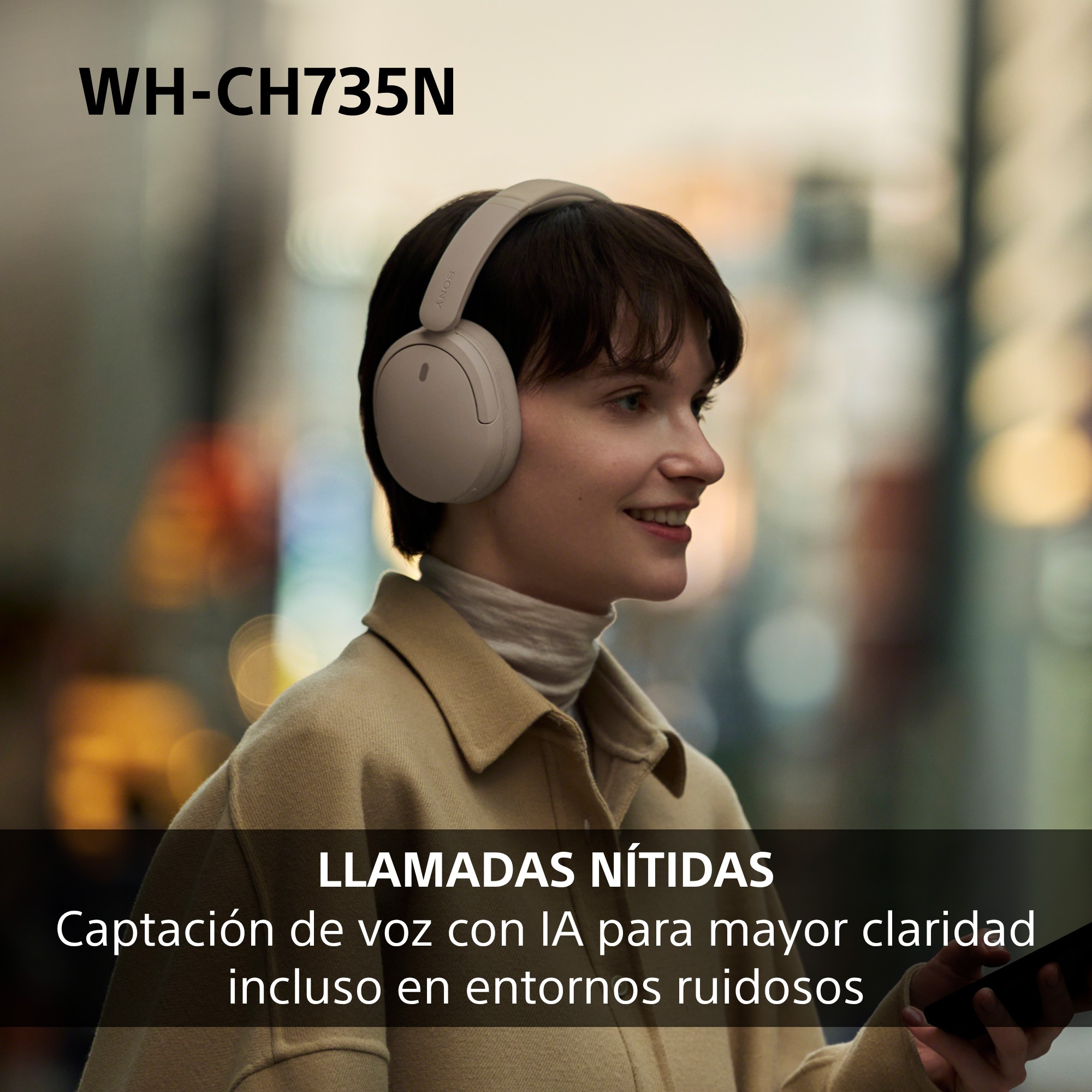 Llamadas nítidas. Captación de voz con IA para mayor claridad incluso en entornos ruidosos.