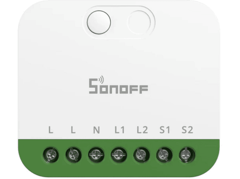 Interruptor inteligente - Sonoff MINI-2GS, Blanco