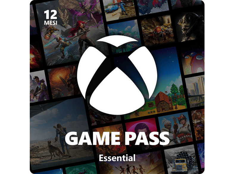 Xbox Game Pass Essential - 12 mesi Oltre 50 Giochi [Multipiattaforma] Digitale