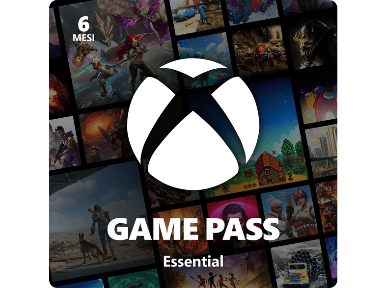 Xbox Game Pass Essential - 6 mesi Oltre 50 Giochi [Multipiattaforma] Digitale
