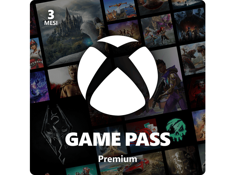 Xbox Game Pass Premium - 3 mesi Oltre 200 Giochi [Multipiattaforma] Digitale