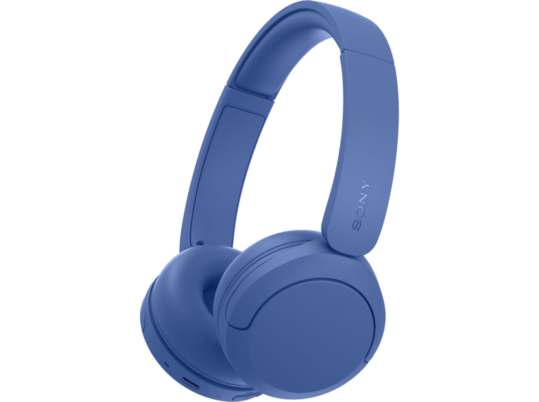 SONY WH-CH535, On-Ear kabellose Bluetooth Kopfhörer, Kobaltblau