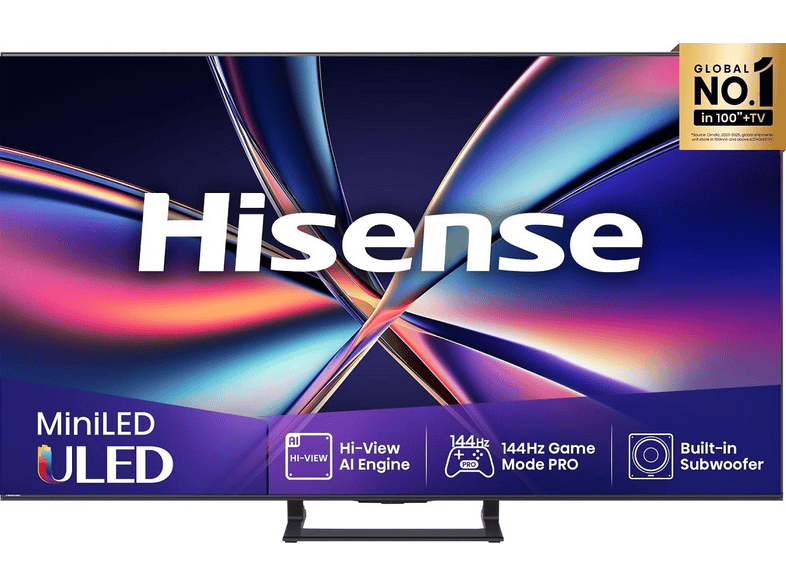 PRODUKT PO EKSPOZYCJI - Telewizor ULED Mini-LED HISENSE 75E8Q 75" 4K 144Hz VIDAA Quantum Dot Colour Czarny