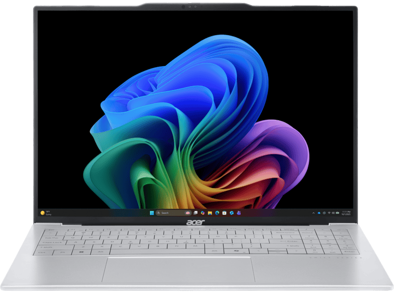 ACER Swift Air 16 OLED SFA16-61M-R4WH, Notebook, mit Display, AMD Ryzen™ AI 7 350 Prozessor (16 MB Cache, bis zu 5 GHz), 32 GB RAM, 1 TB SSD, Radeon™ 860M, Pure Silver, Windows 11 Home