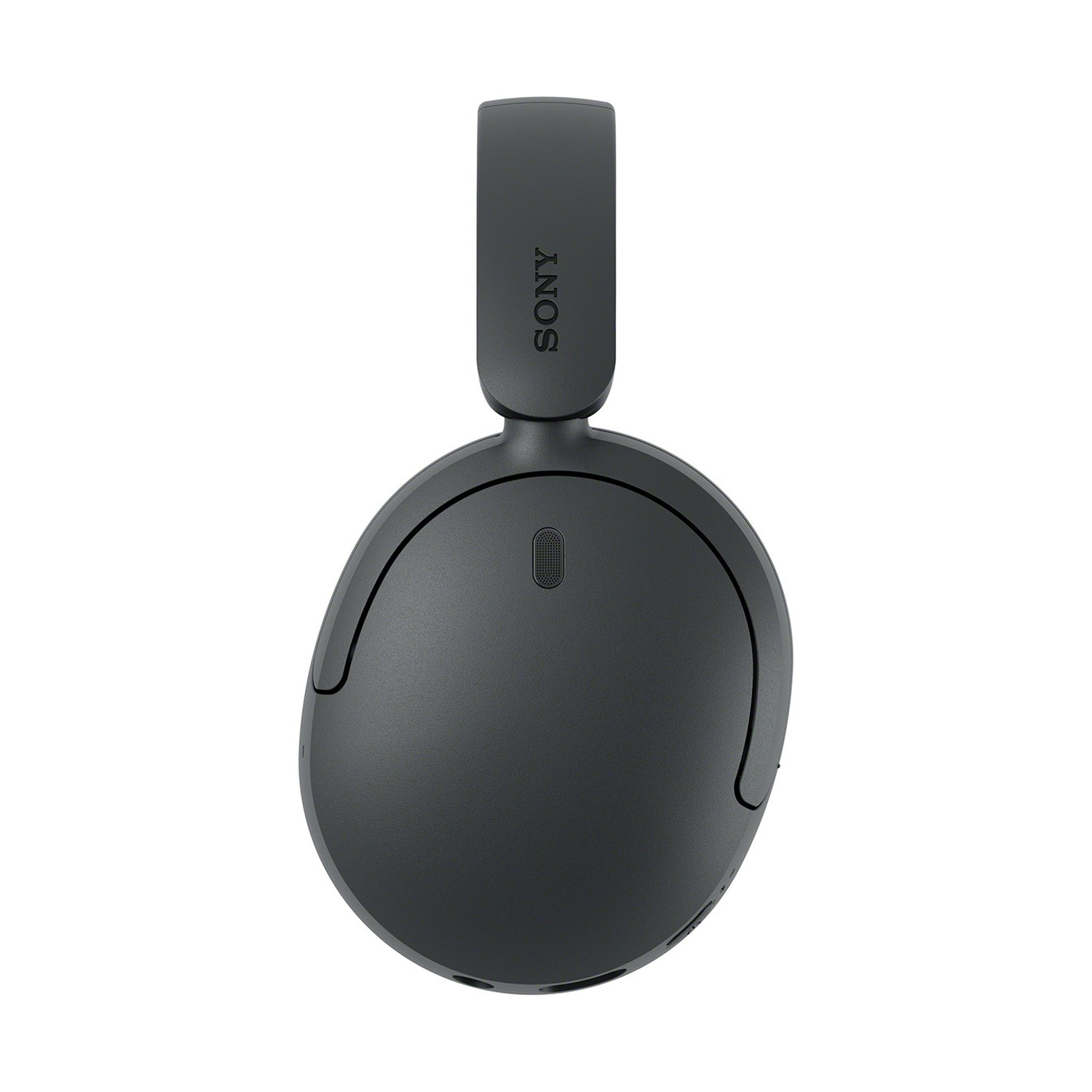 Cuffie over-ear Sony nere su sfondo bianco, vista laterale.