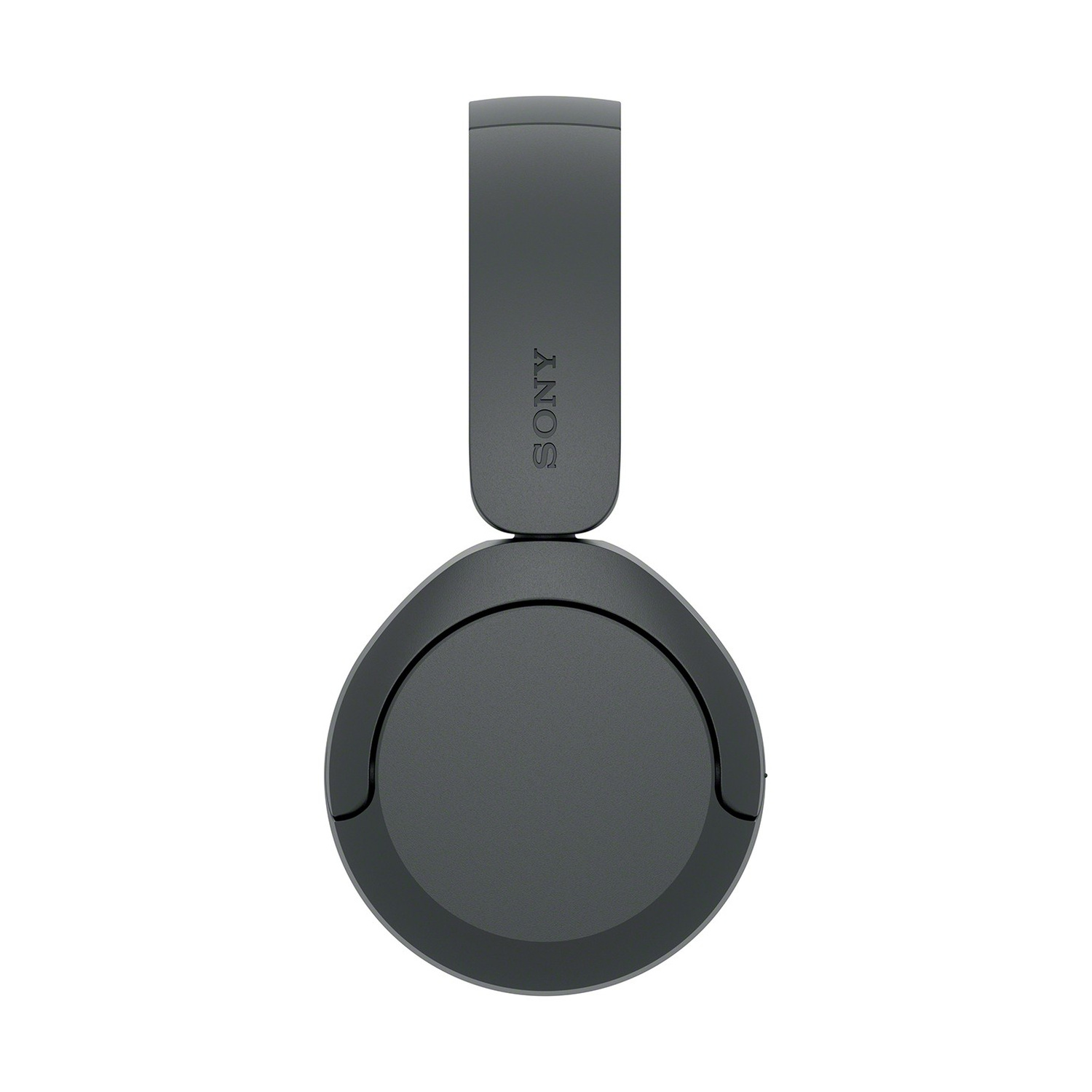 Cuffie wireless Sony grigie in vista laterale su sfondo bianco.