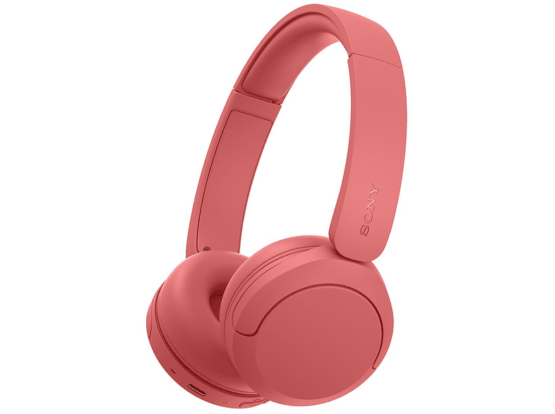 SONY WH-CH535 CUFFIE WIRELESS, Coral Red