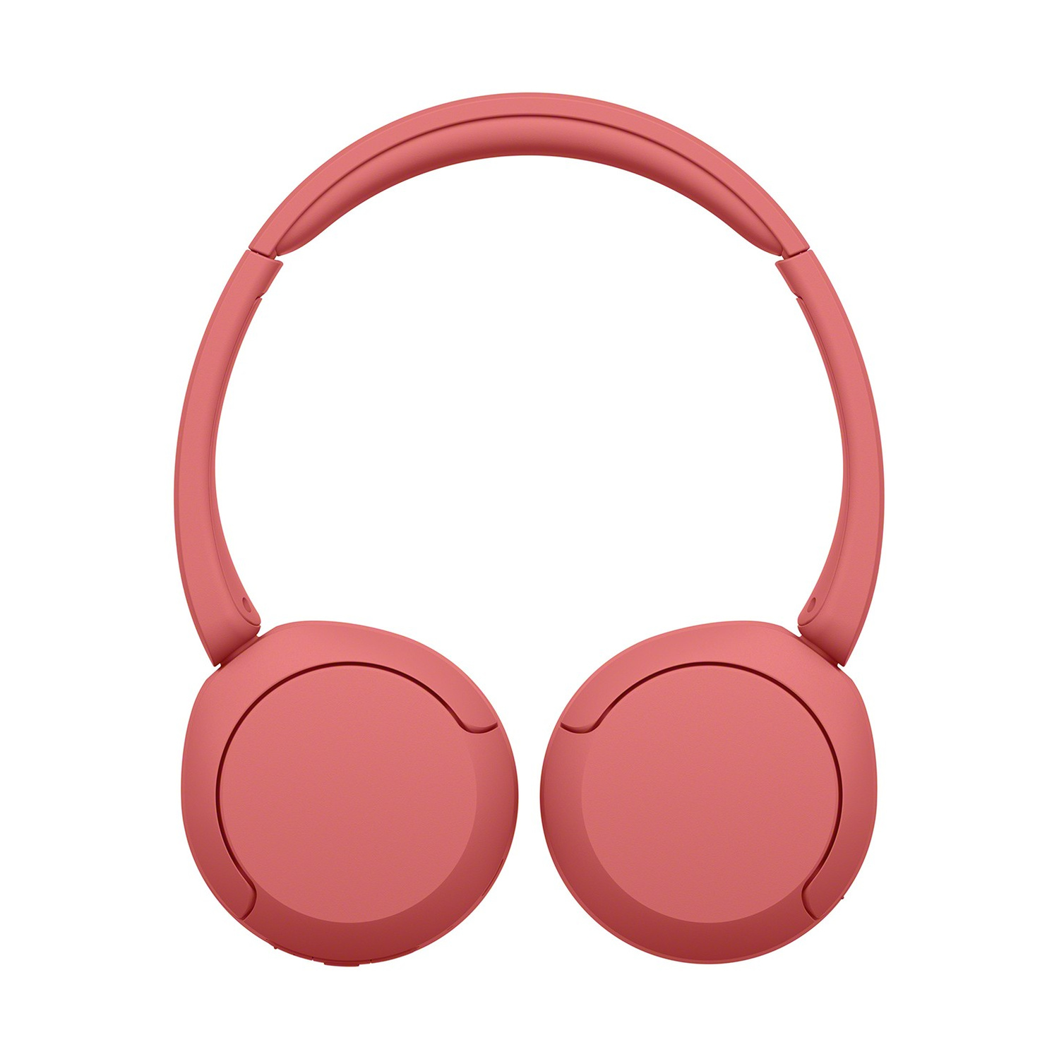 Cuffie sovrauricolari rosa su sfondo bianco.