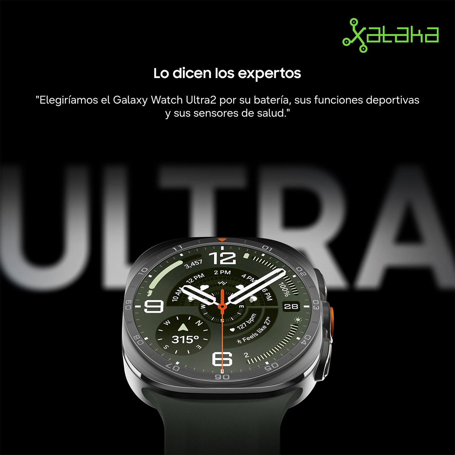 Lo dicen los expertos: "Elegiriamos el Galaxy Watch Ultra2 por su batería, sus funciones deportivas y sus sensores de salud."