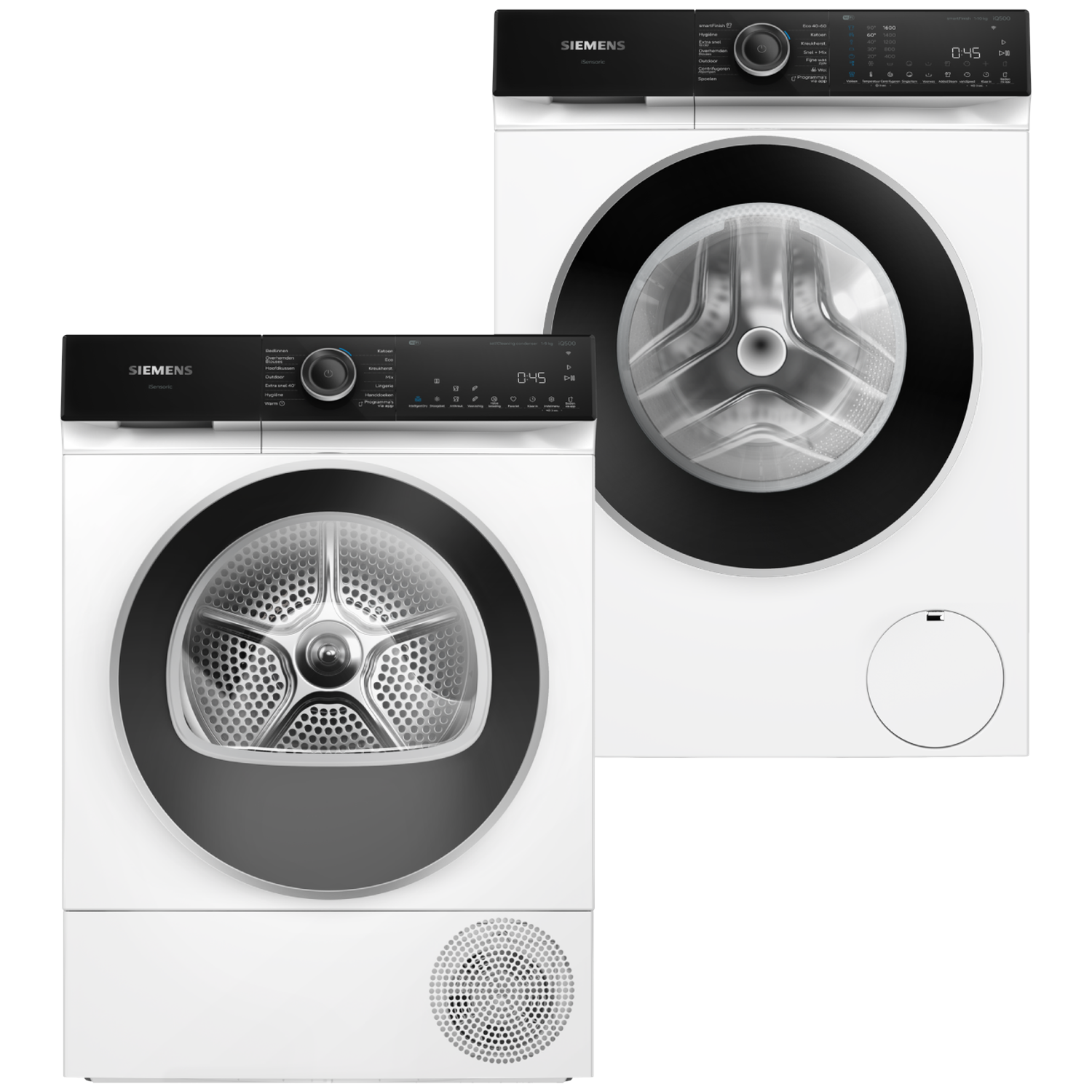 Siemens Wq45h2b7nl Siemens Wg56h205nl Wasmachine & Droger Bundel