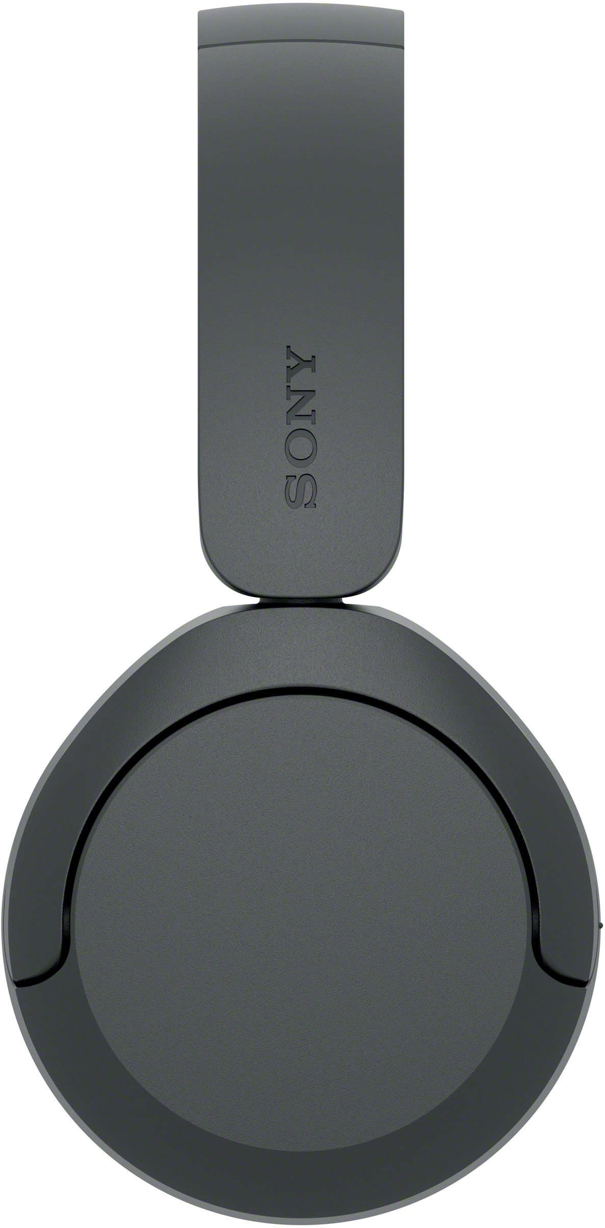 Szürke Sony fülhallgató állítható fejpánttal fehér háttér előtt.