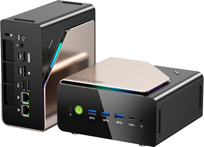 GMKTEC MINIPCINT964RAM1024 Arany MiniPC (Core Ultra 9/64GB/1024 GB SSD/Win11P)