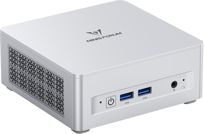 MINIS FORUM UM870Plus-512 Ezüst MiniPC (Ryzen 7/16GB/512 GB SSD/NoOS)