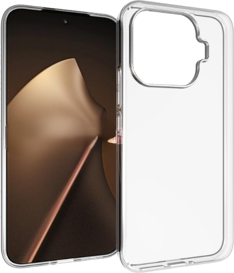 CASE AND PRO Xiaomi 17T vékony szilikon telefontok, átlátszó (TPU-XIA-17T-TP)