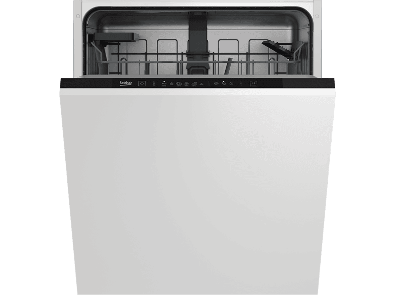 Lavavajillas integrable - Beko DIN36430, 14 servicios, 6 programas, 60 cm, Media carga, Motor ProSmart, Quick&Shine, Sin panelar