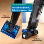 Wischsauger mit separatem Frisch- und Schmutzwassertank für saubere Böden.