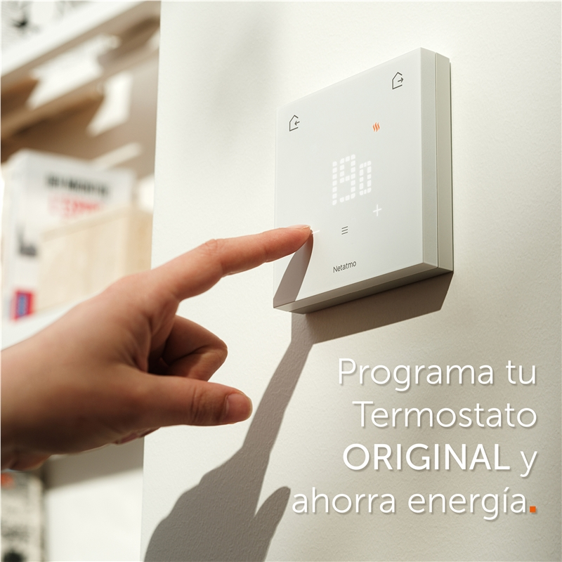 Programa tu termostato ORIGINAL y ahorra energía.