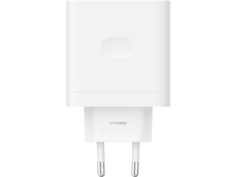 CARICABATTERIE OPPO SUPERVOOC 80W Power Adapter da 80 W, Bianco