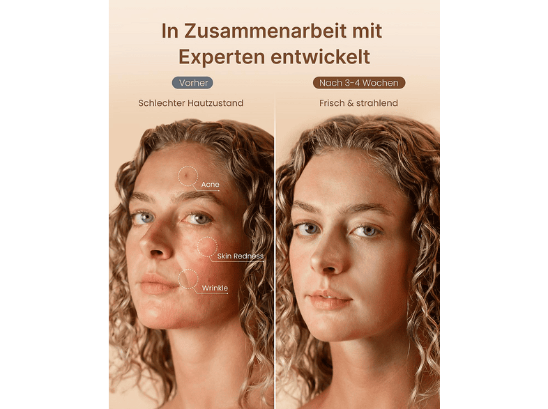 Renpho E100B-1 Artemis Blus LED-Lichttherapie Maske; LED-Maske — Foto 2 von 5