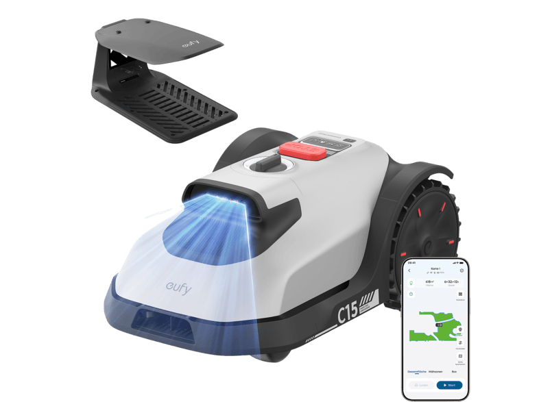 Anker Eufy C15, Mähroboter inkl. Garage, 500 m², Schnittbreite: 180 mm