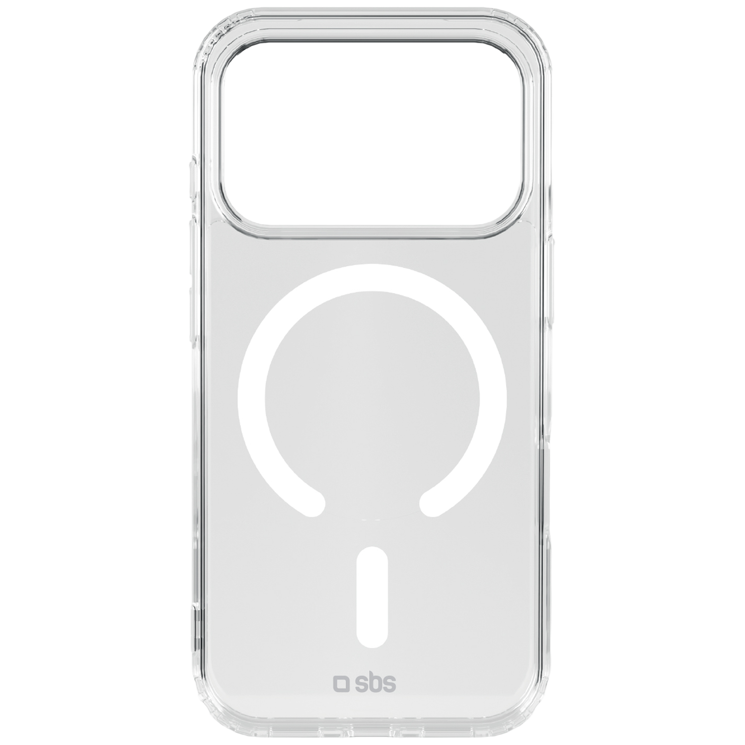 SBS Extreme Mag D3O Cover Telefoonhoesje voor Apple iPhone 18 Pro Transparant