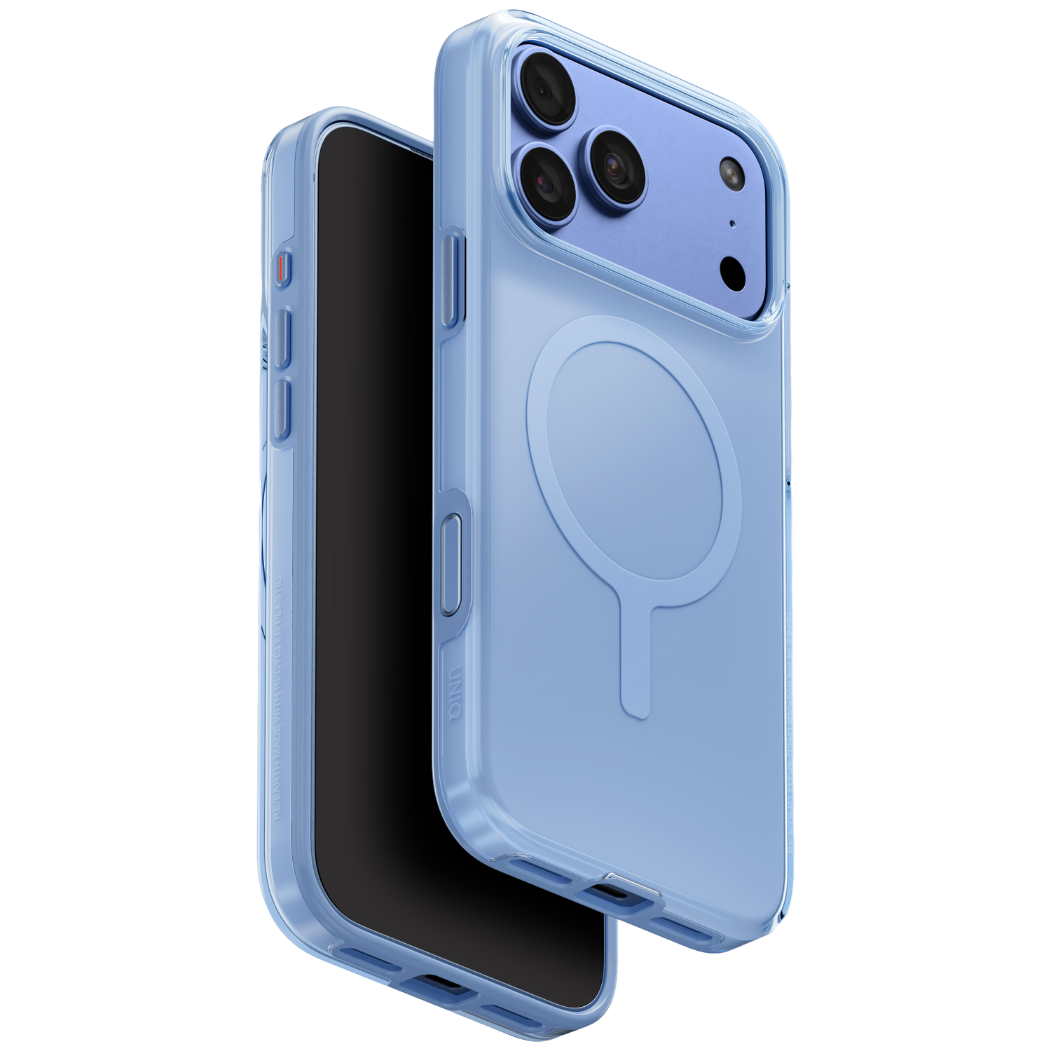 UNIQ Magclick charging clario (ECO) Telefoonhoesje voor Apple iPhone 18 Pro Max Blauw