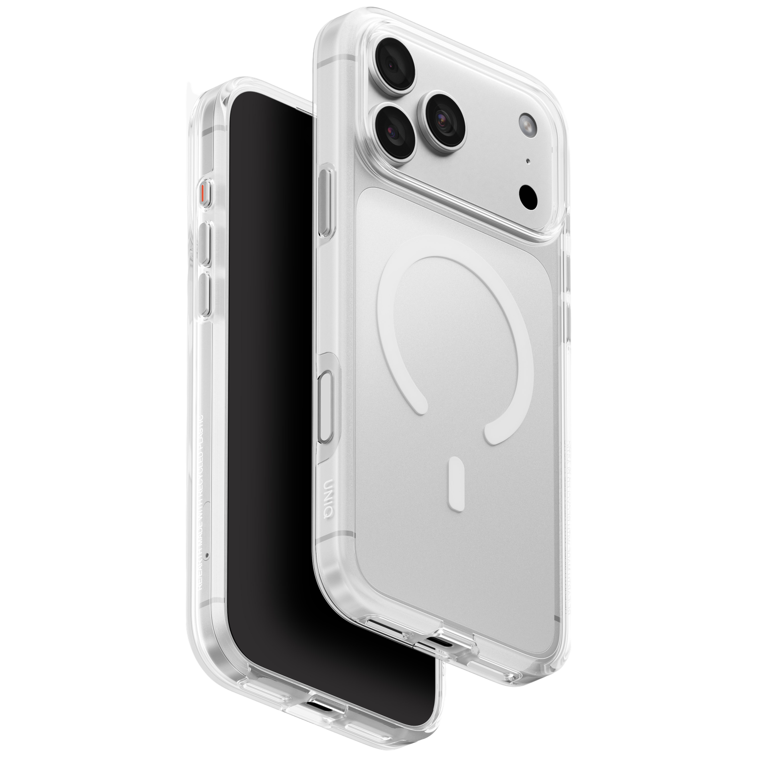 Uniq Magclick Charging Clario (eco) Telefoonhoesje Voor Apple Iphone 18 Pro Max Transparant