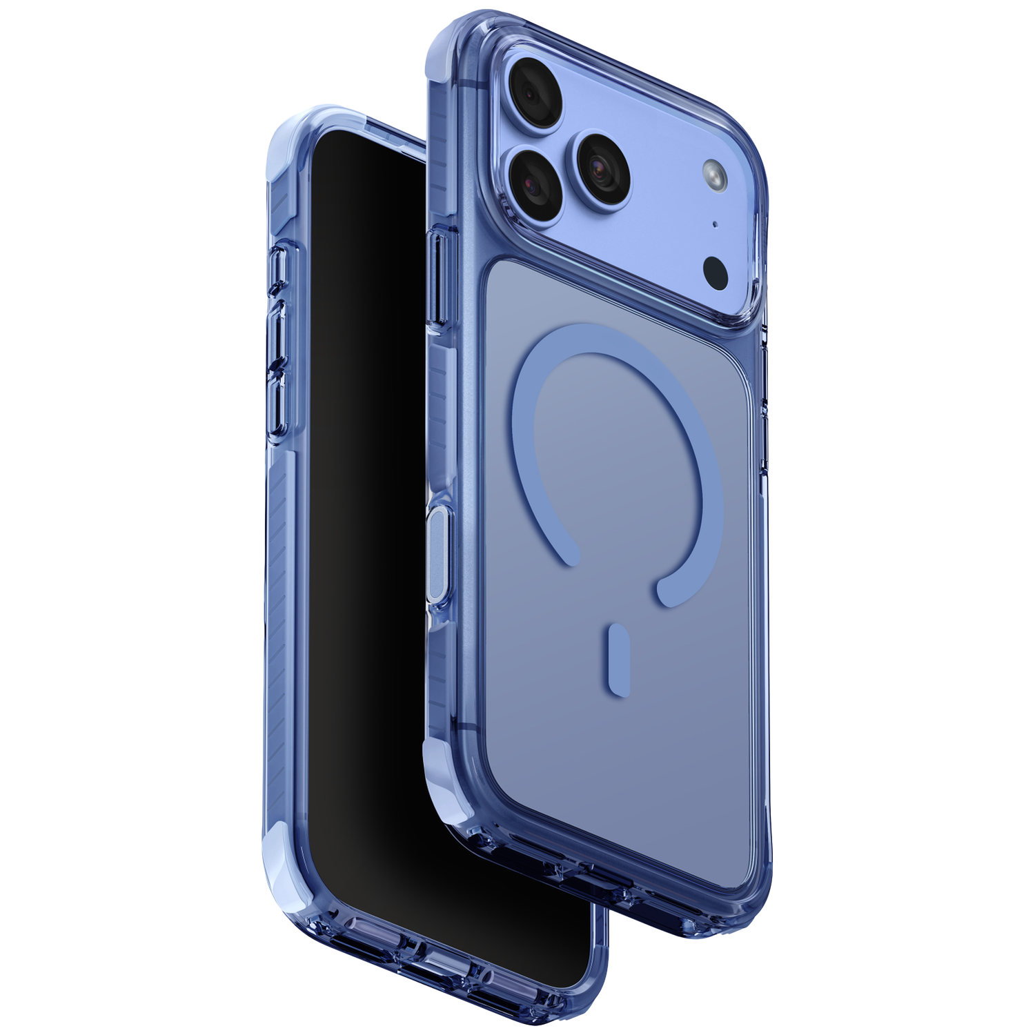 Uniq Magclick Charging Combat Telefoonhoesje Voor Apple Iphone 18 Pro Max Blauw