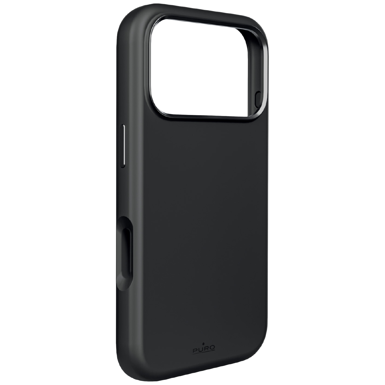 Puro Icon Mag Cover Telefoonhoesje Voor Apple Iphone 18 Pro Zwart