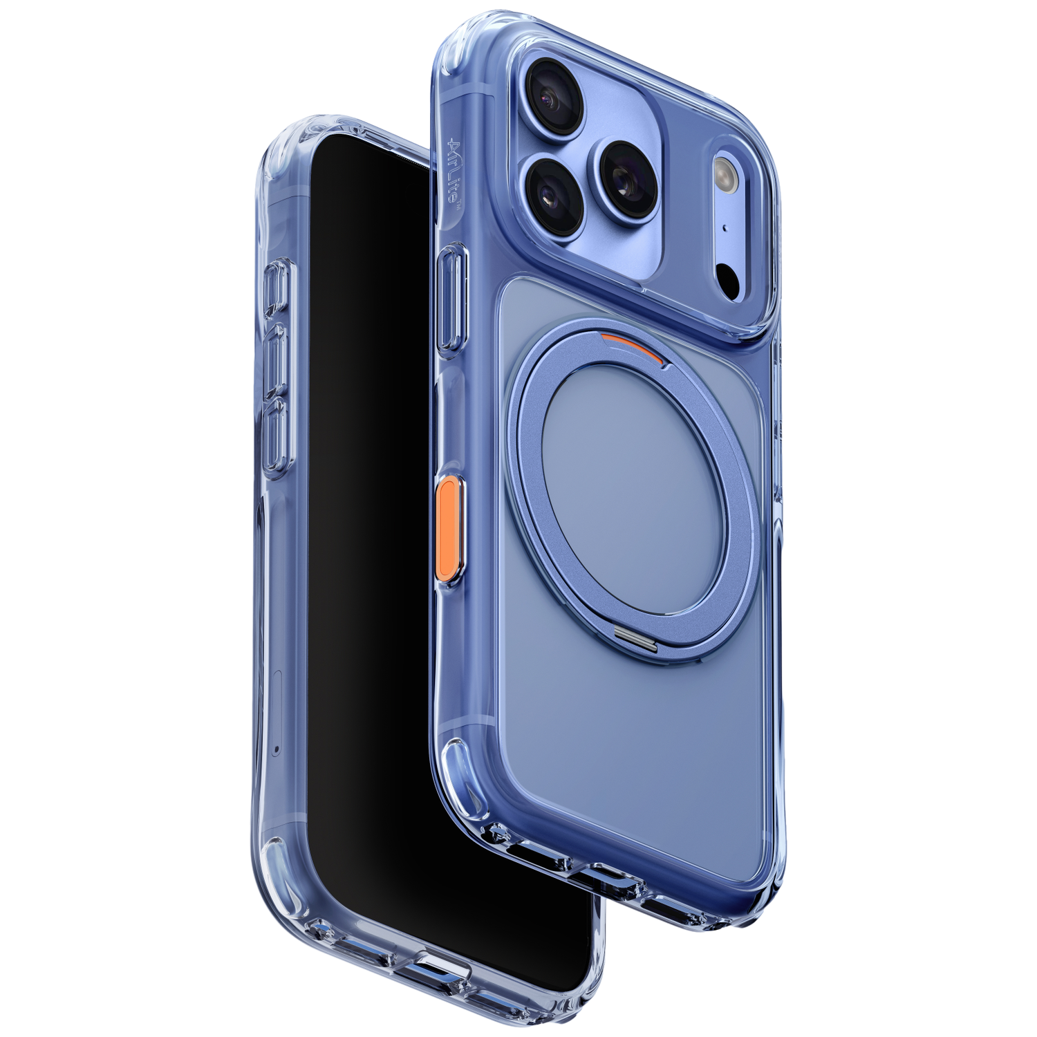 UNIQ SWIVIX with 360 rotating kickstand Telefoonhoesje voor Apple iPhone 18 Pro Blauw