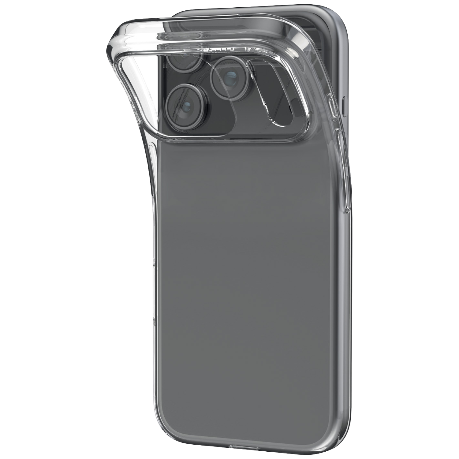 PURO 0.3 Nude Cover Telefoonhoesje voor Apple iPhone 18 Pro Transparant