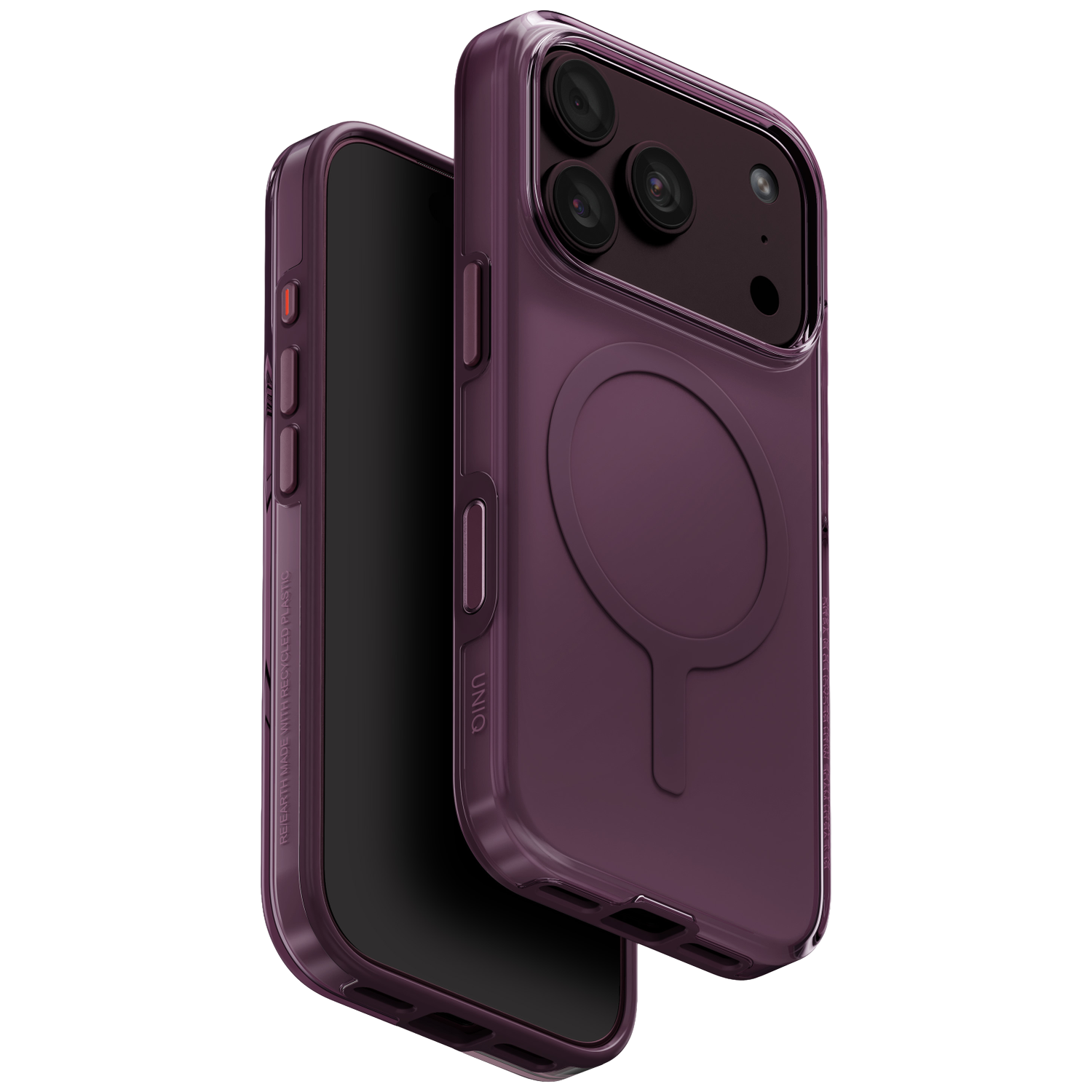 Uniq Maglick Charging Clario (eco) Telefoonhoesje Voor Apple Iphone 18 Pro Paars