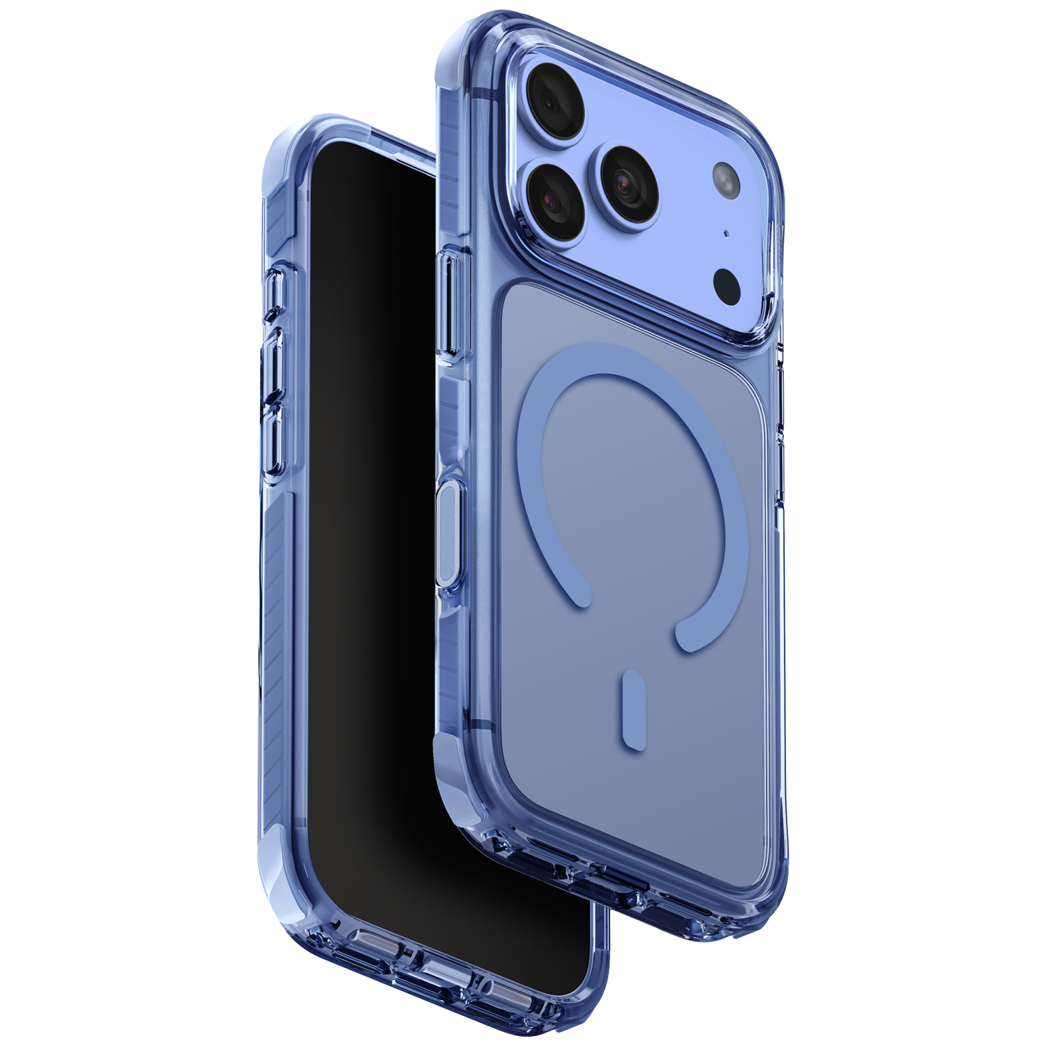 Uniq Maglick Charging Combat Telefoonhoesje Voor Apple Iphone 18 Pro Blauw