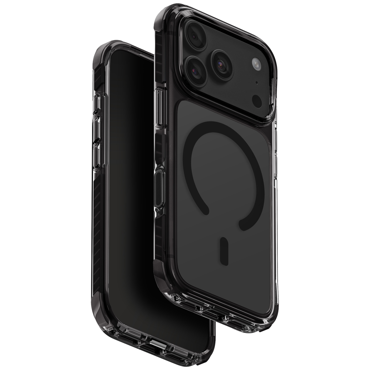 UNIQ Maglick charging combat Telefoonhoesje voor Apple iPhone 18 Pro Zwart